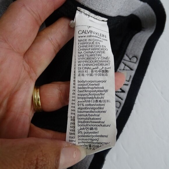Calvin Klein Black Sleepwear Jogger Pants Women Size S Pull-on Elastic Waist FLA - Picture 7 of 12